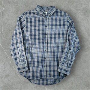 Taylor Stitch Flannel‎ Shirt Men 40 Grey Plaid Button Up Fall Casual Long Sleeve